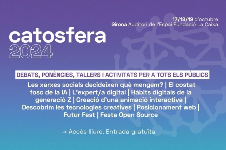 Aquest dijous arrenca la Catosfera 2024